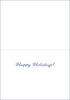 Vacation Winter Getaway Holiday Card blank or with greeting