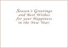 Snowy Covered Bridge Line Drawing Art Card