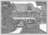 HOUSE PORTRAITS - Custom Hand Drawn Original Art of Your Home