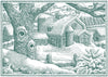 Rustic Barn Christmas or Note Card